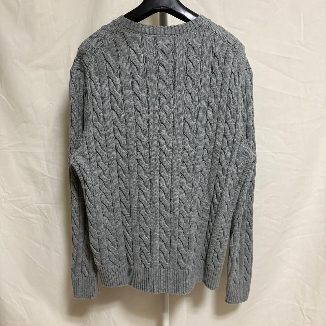 폴로 랄프로렌 코튼 케이블 니트 / 그레이, L 상품이미지7