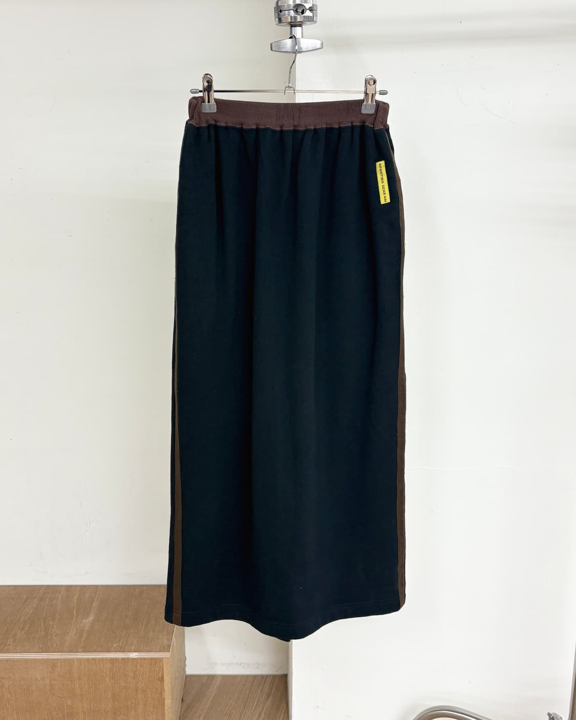 하이 스포르팅 기어 네이비 코튼 스웨트 스커트 상품이미지1