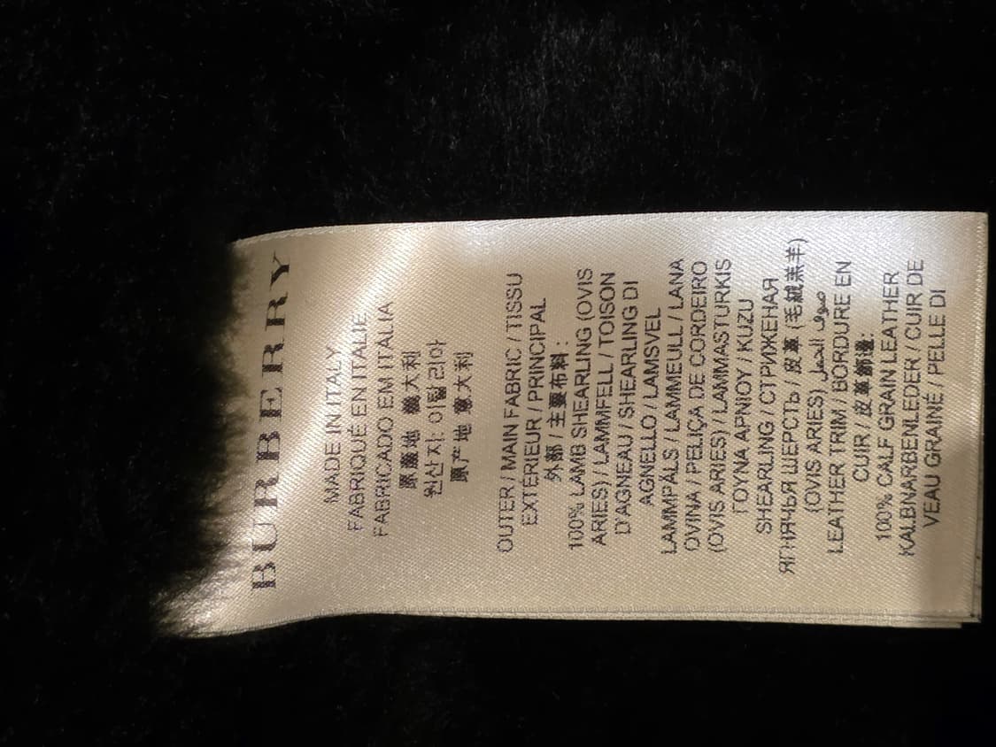 Burberry Prorsum 램 무톤 시어링 더플코트 48 상품이미지4