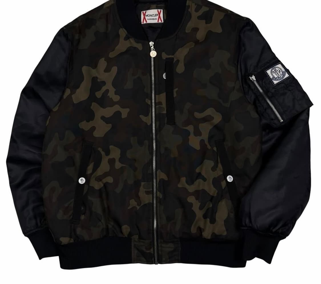 몽클레어 빈티지 감마블루 카모 봄버 상품이미지1