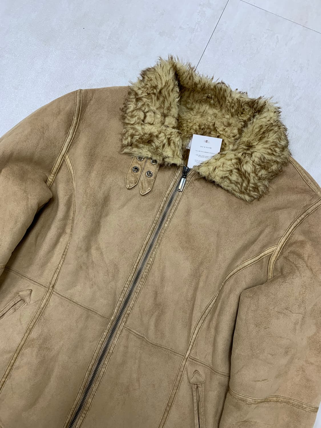 Iseear 스웨이드 무스탕 자켓 #152 상품이미지2