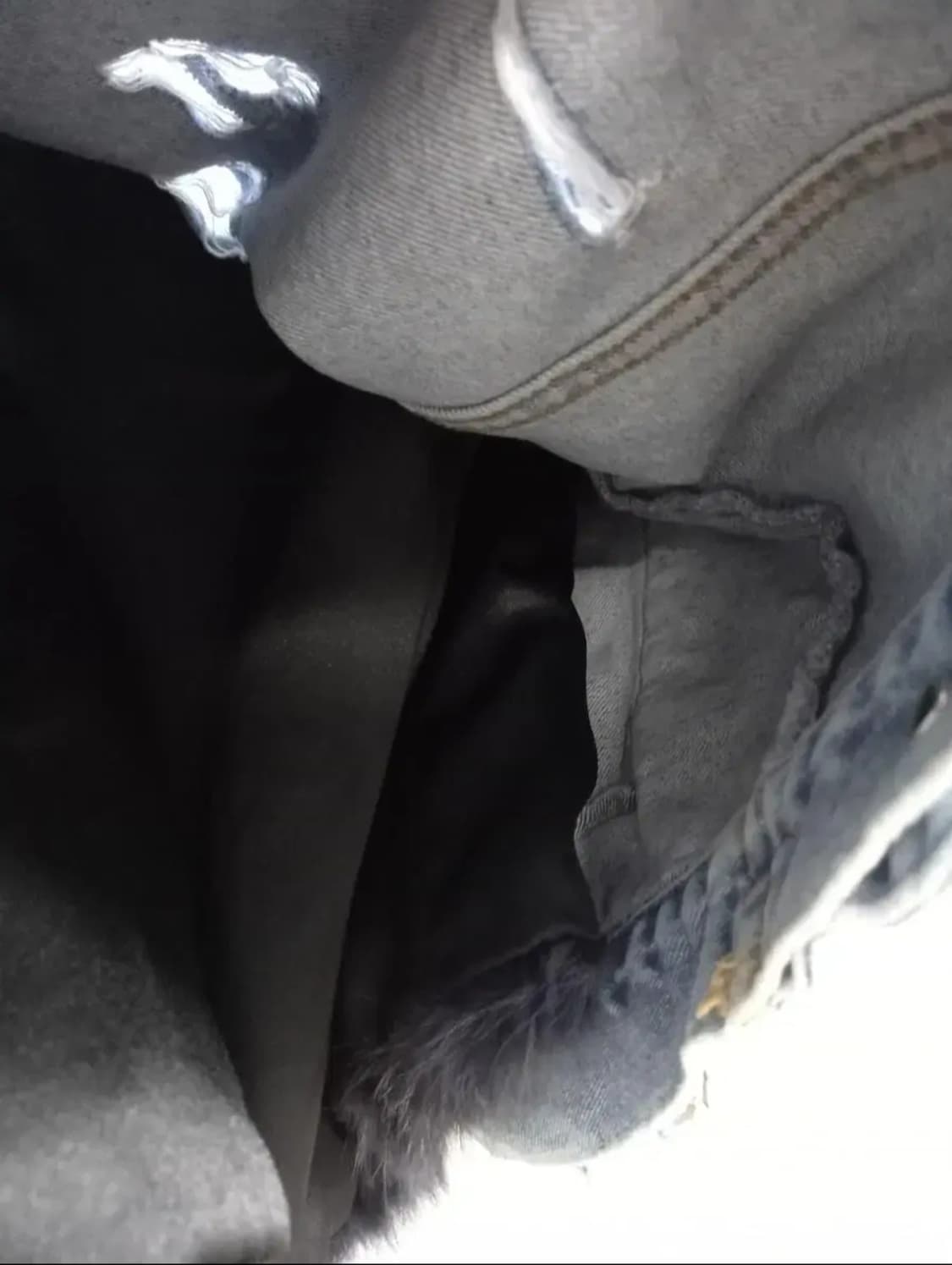 새 편집샵 디자이너 라쿤.폭스퍼 데님 퍼 자켓 F 상품이미지9