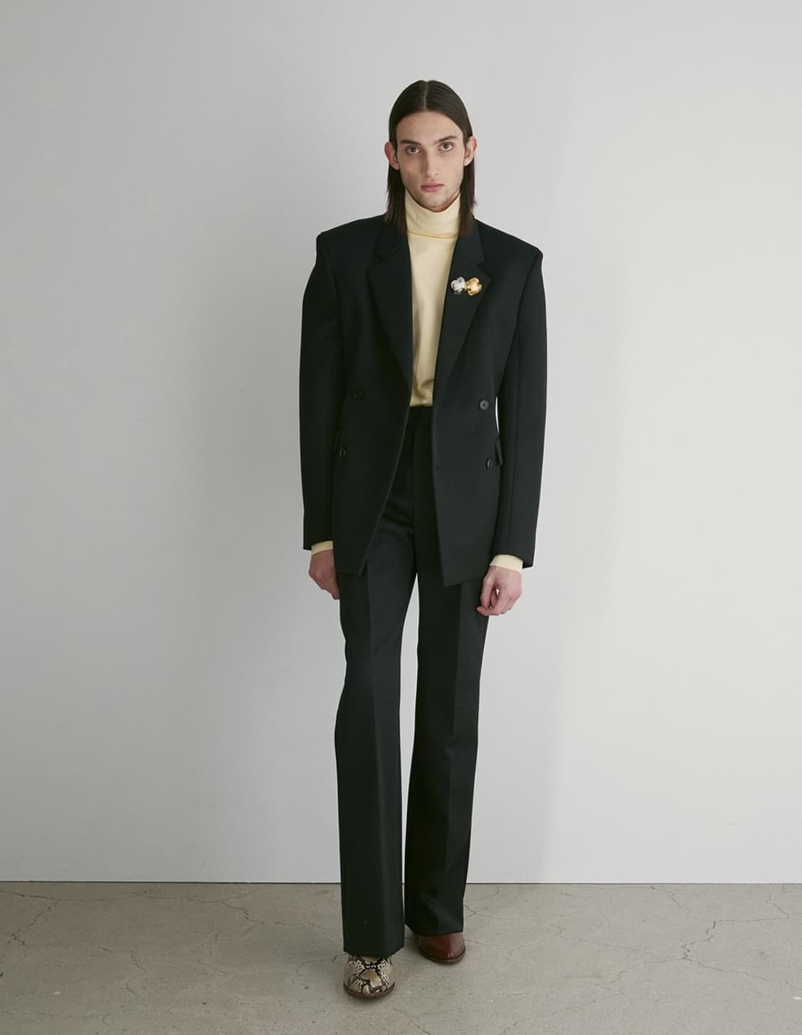 [새상품] 24FW 렉토 듄 아워글래스 울 블랜드 자켓 블랙 상품이미지5