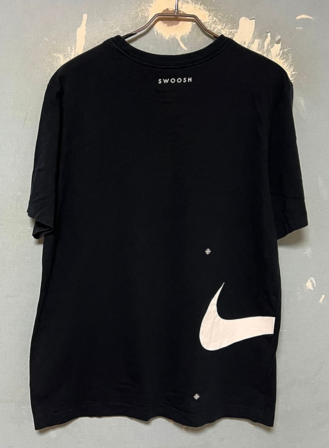 NIKE 나이키 스포츠웨어 스우시 클럽 반팔티 블랙 캐주얼 M 95 상품이미지2