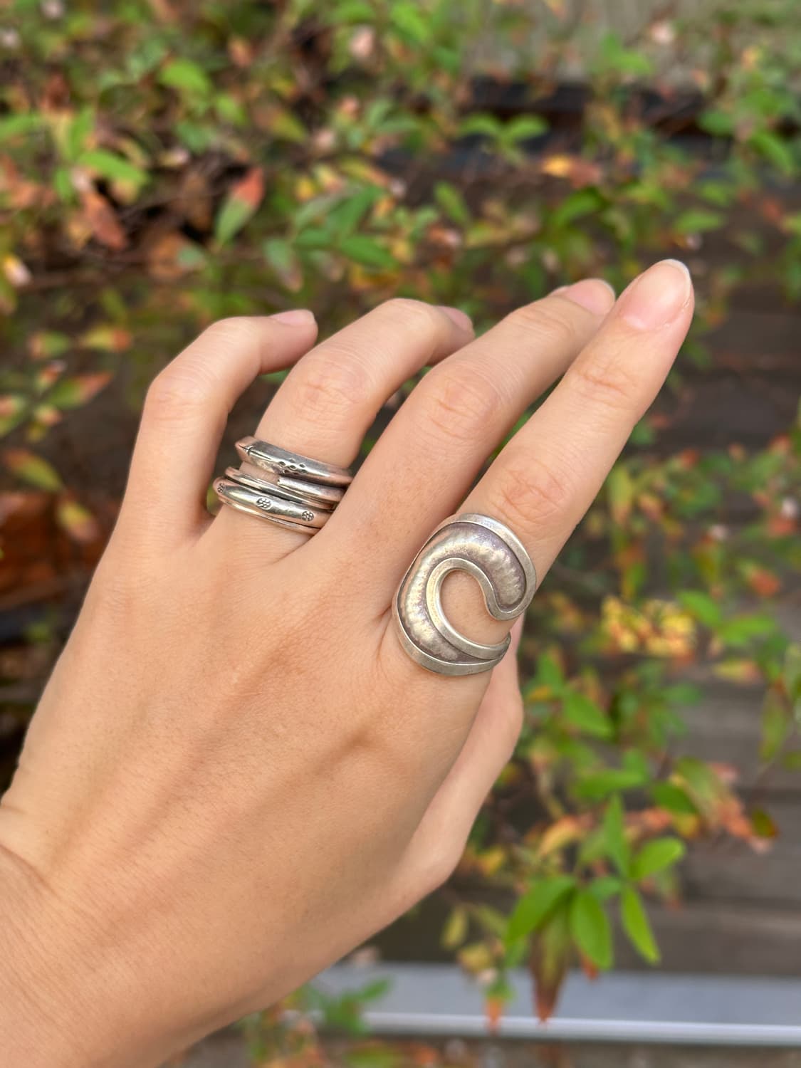 Sculpted Flow Karensilver Ring 상품이미지3