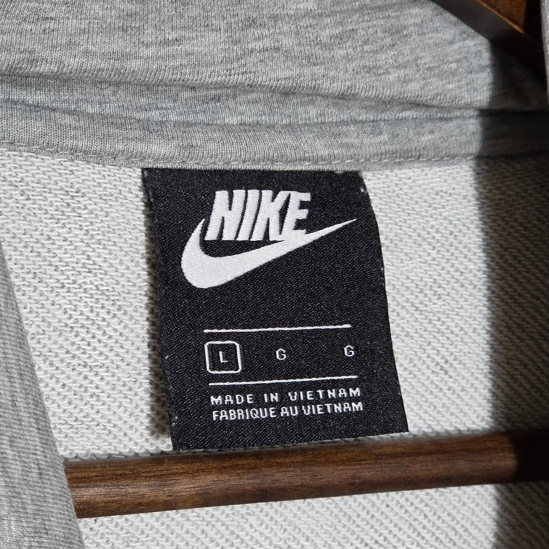 나이키 라이트 그레이 오버핏 후드집업 상품이미지8