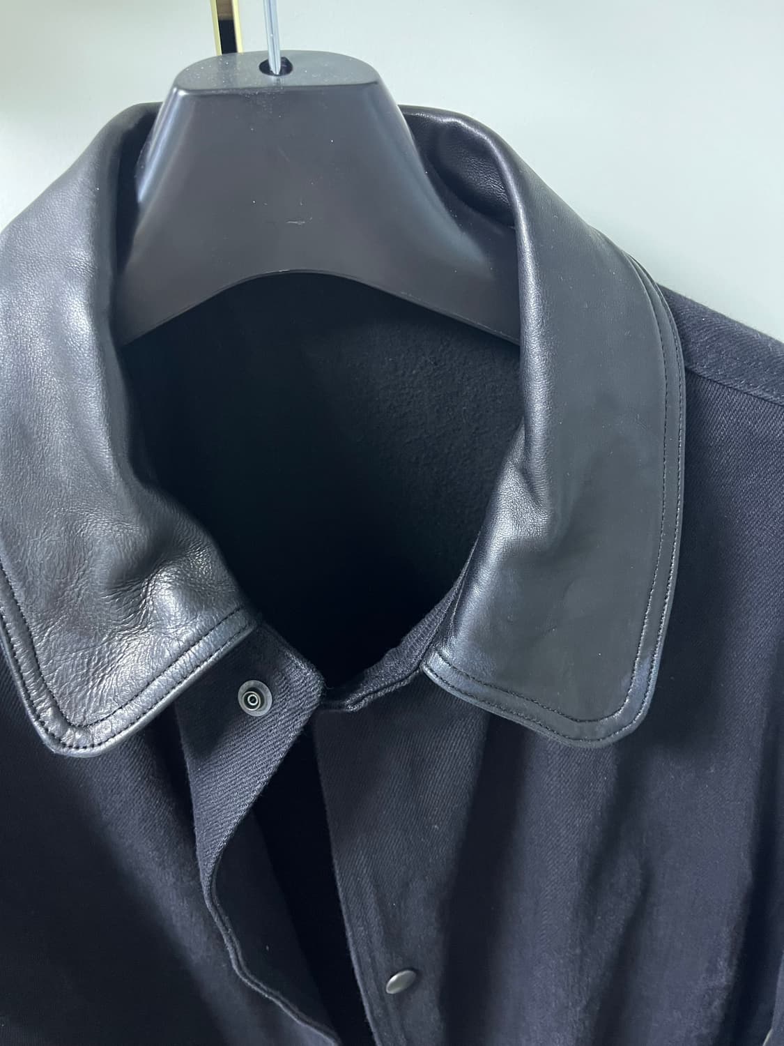 코모리 24aw 레더카라 데님자켓 3 상품이미지3