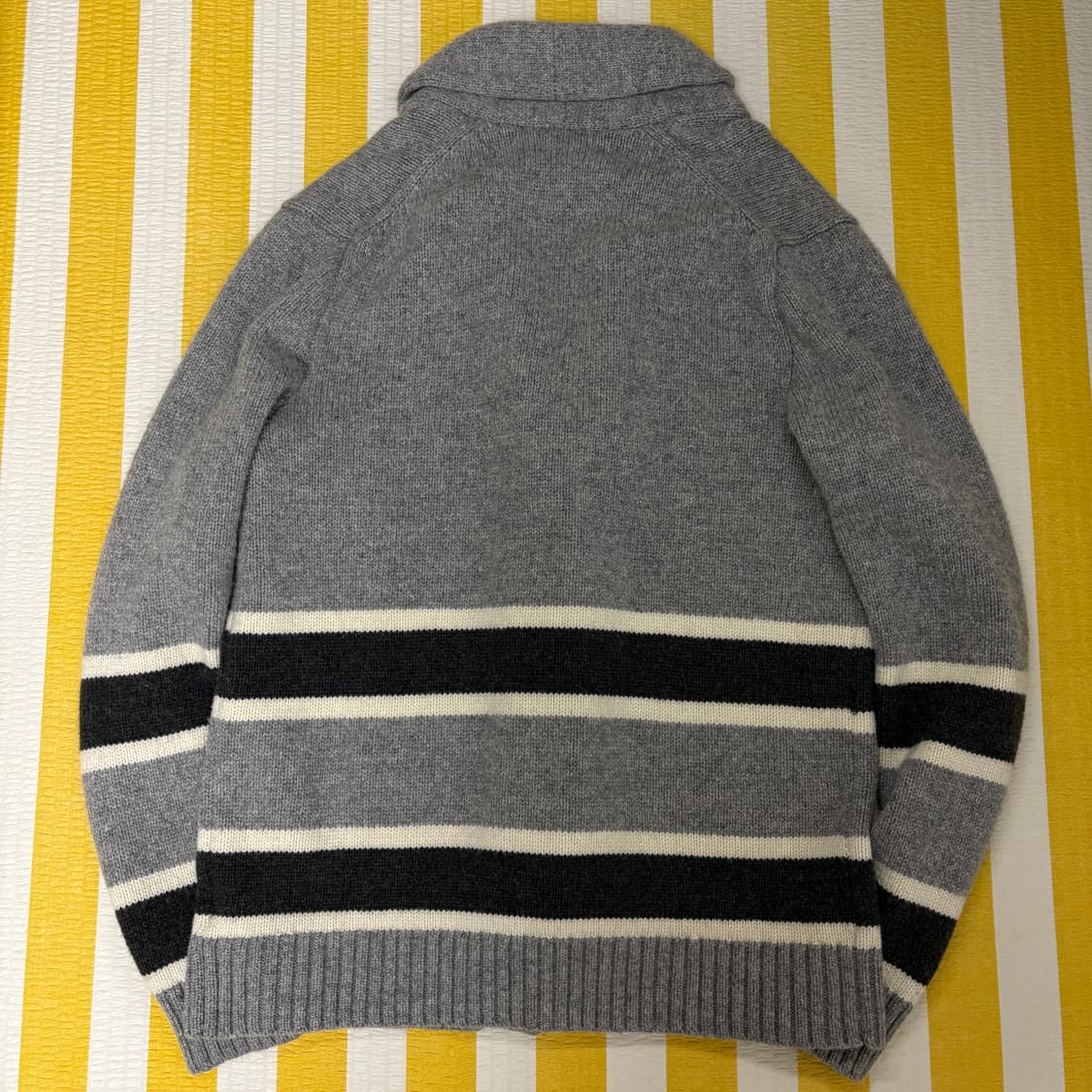 GAP 갭 떡볶이 숄카라 니트 가디건 상품이미지4