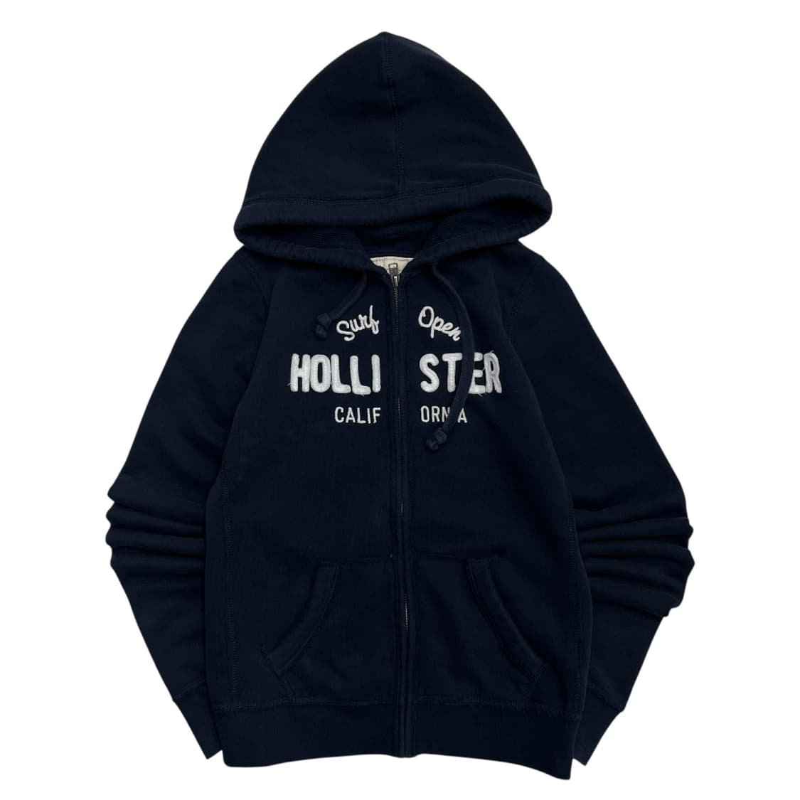 홀리스터 딱붙핏 네이비 후드집업 M 상품이미지2