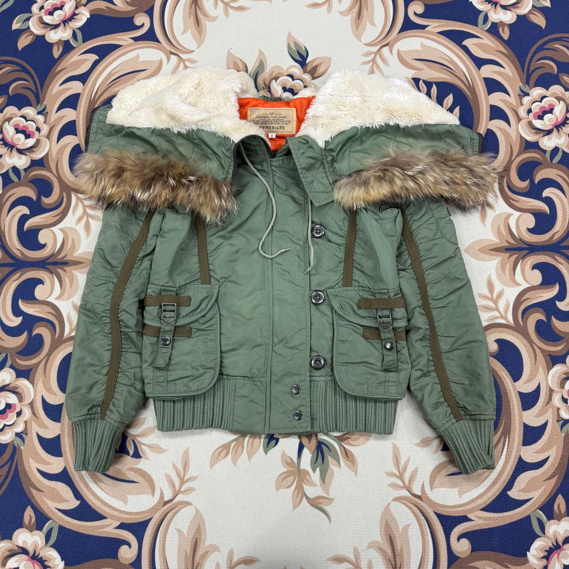 (S)아비렉스 Avirex N3B 자켓(세이지 그린) 상품이미지1