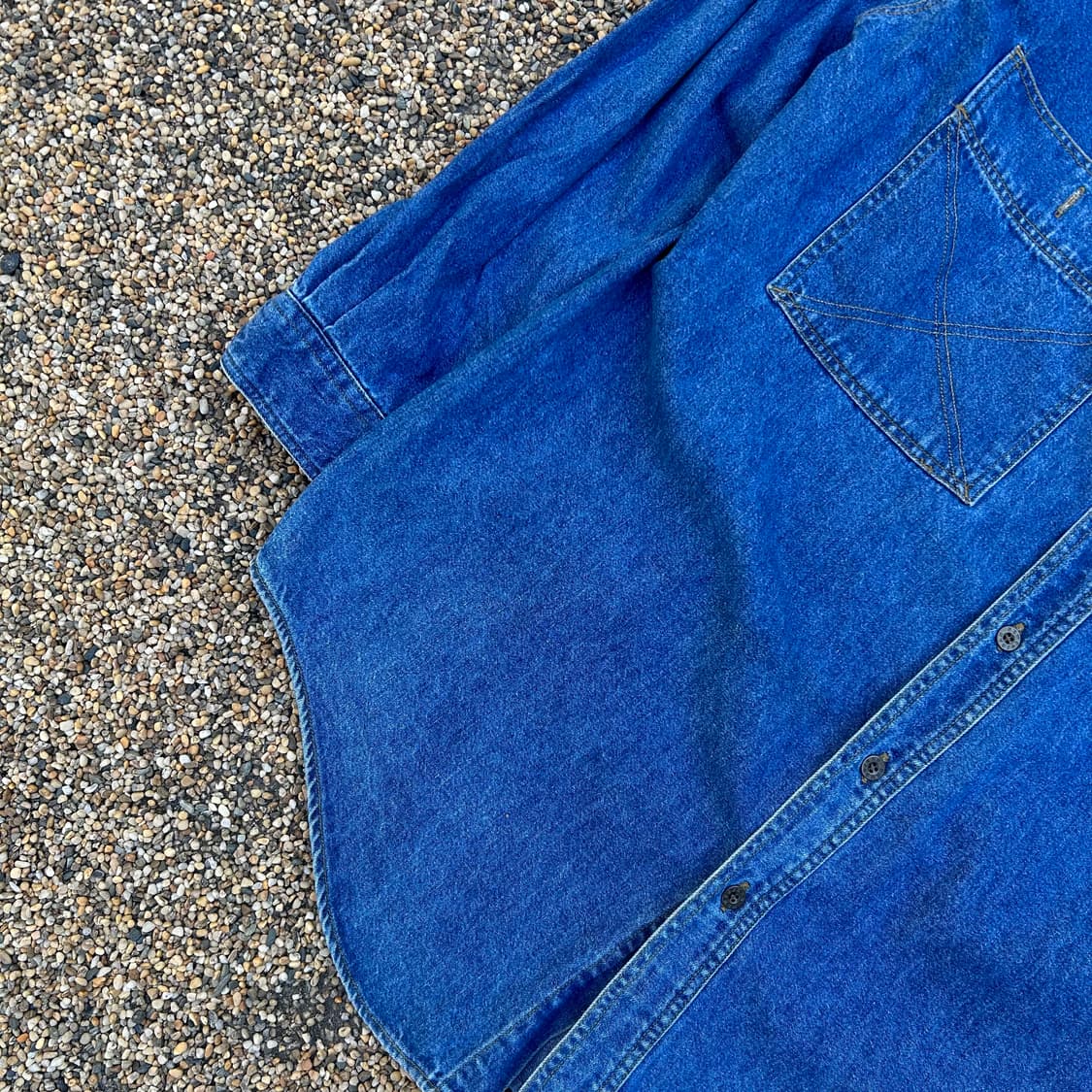 J news 빈티지 데님 셔츠 상품이미지3