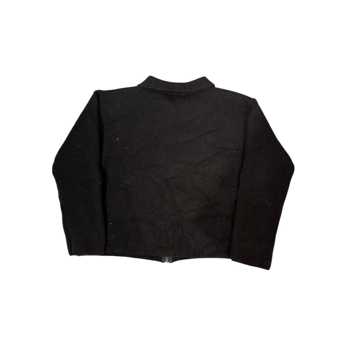 일본 빈티지 크롭 딥 브라운 니트 자켓  상품이미지5