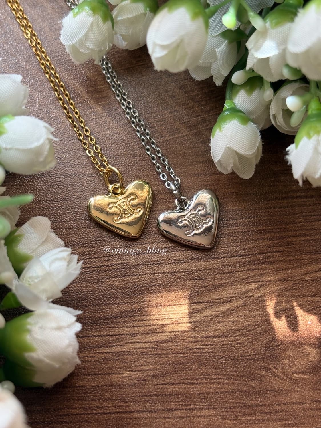 셀린느 트리옹프 하트 목걸이 상품이미지1