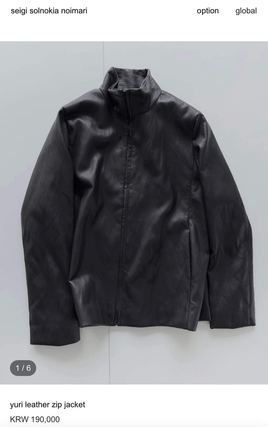 [3] seigi 레더자켓 상품이미지1