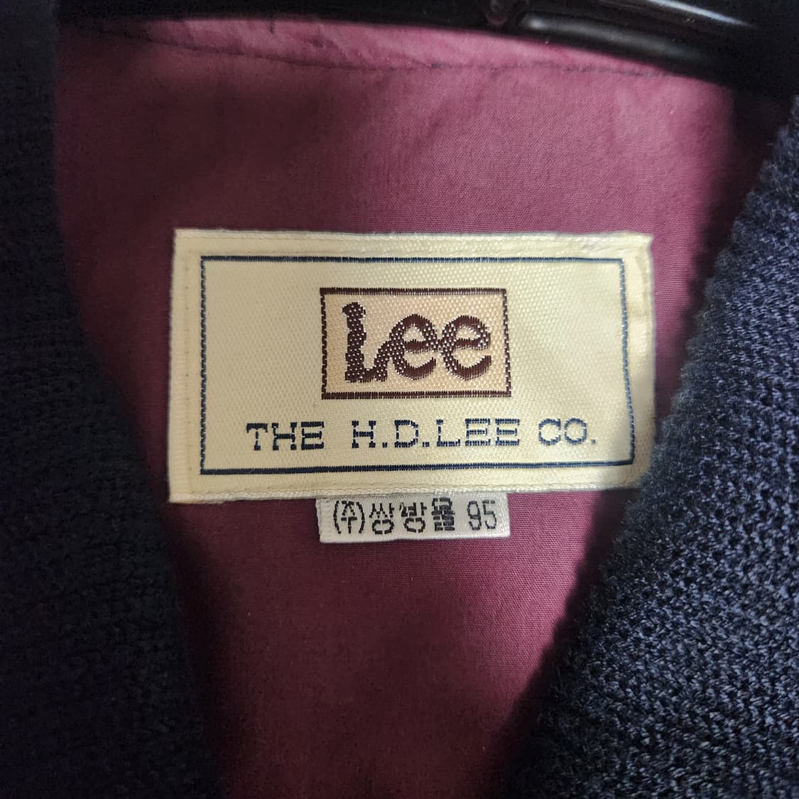 [90s]Lee Jeans 울·가죽 바시티 자켓  상품이미지3