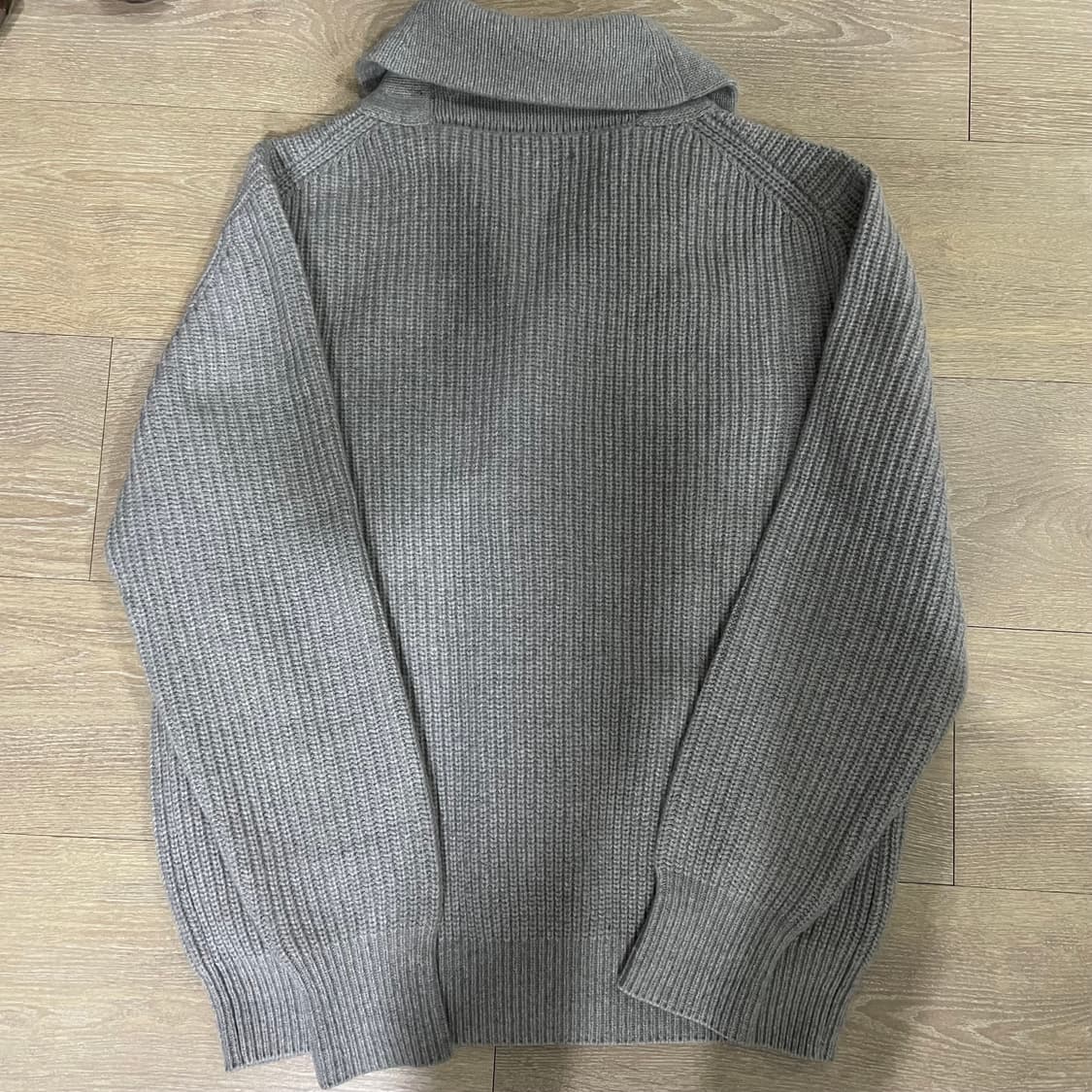 바스통 314 캐시미어 숄카라 가디건 M 상품이미지4