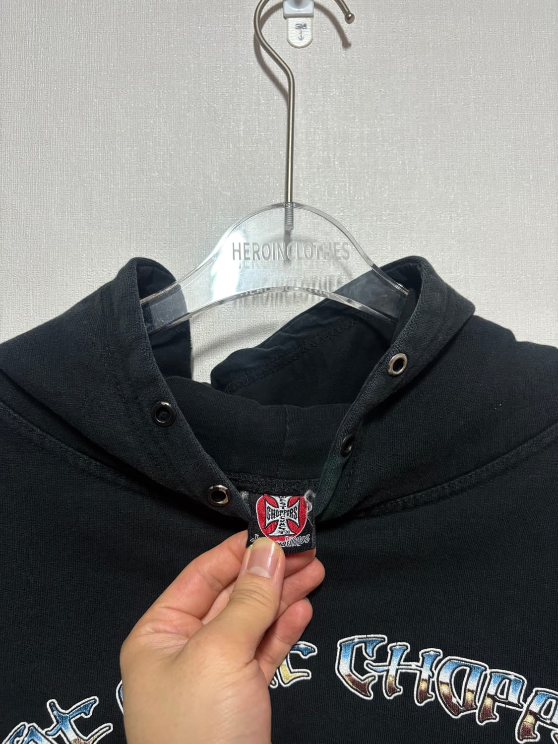 [L-XL] 90‘s West Coast Choppers 스파이더 후드 상품이미지5