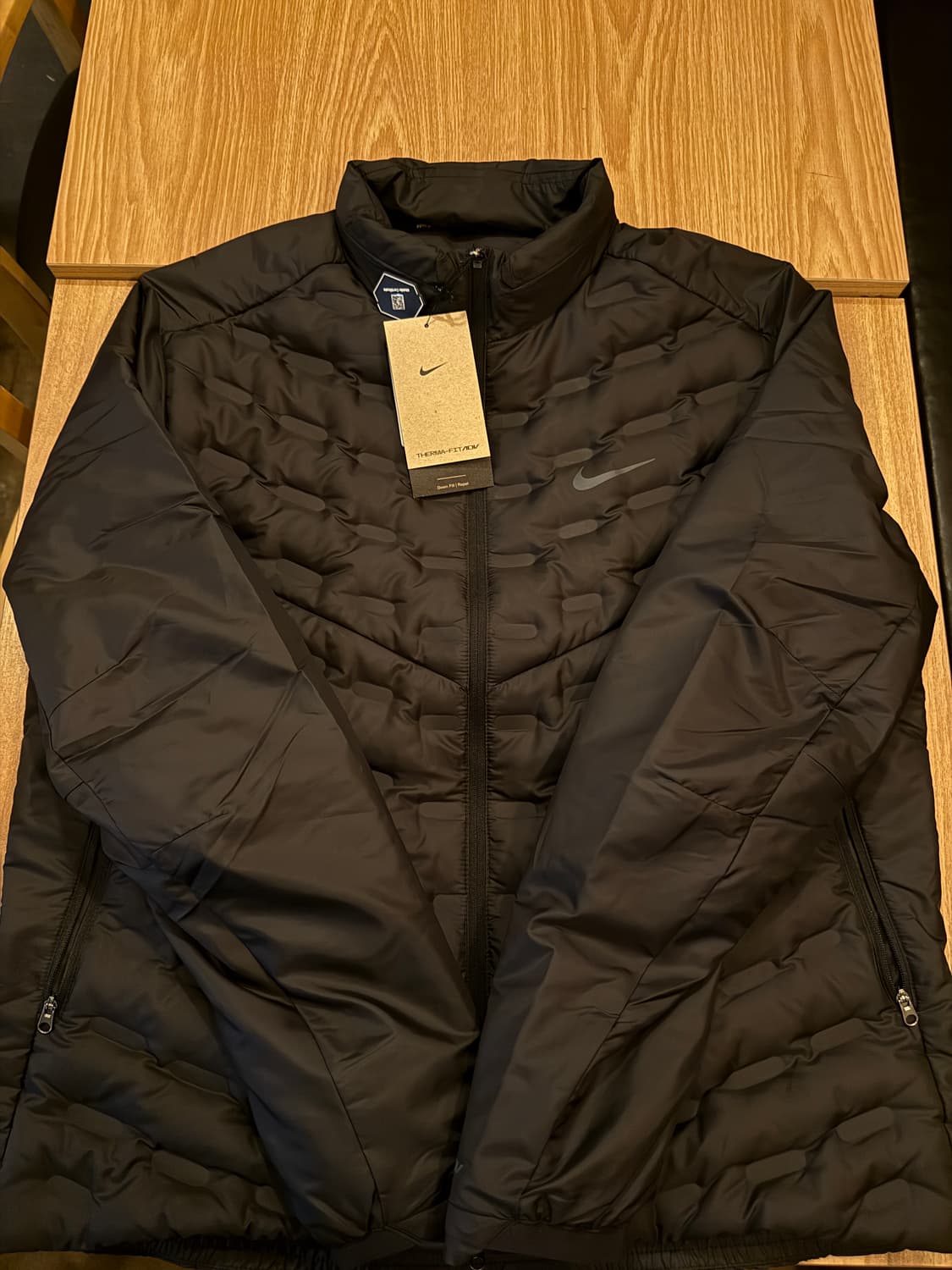 정품)나이키 (써마핏 ADV 에어로로프트 리펠다운 러닝자켓 블랙) 상품이미지2