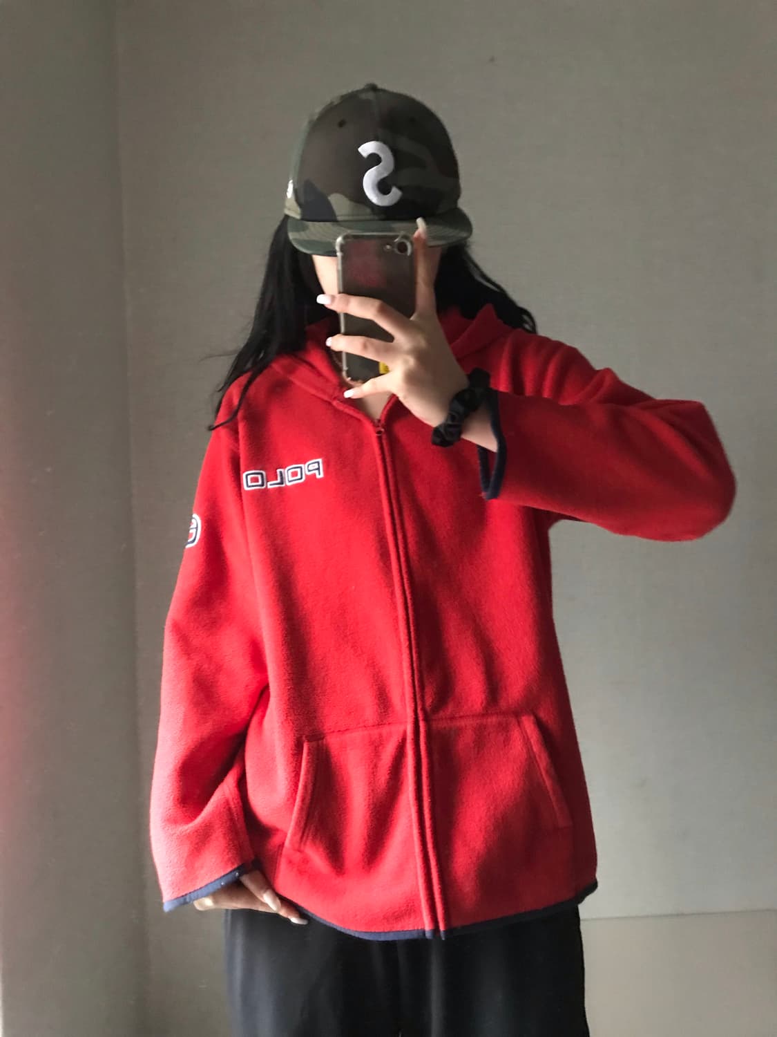 폴로 레드 후리스 상품이미지2