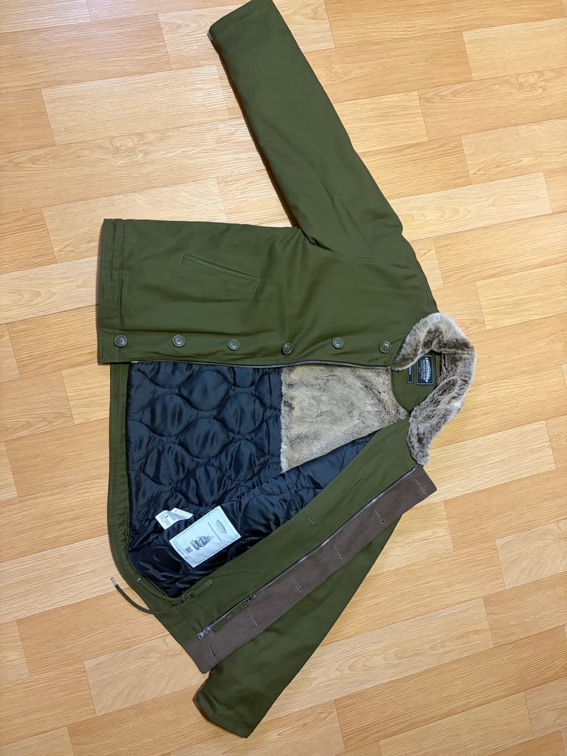 프리즘웍스 EDGAR N-1 덱 자켓 올리브 상품이미지7