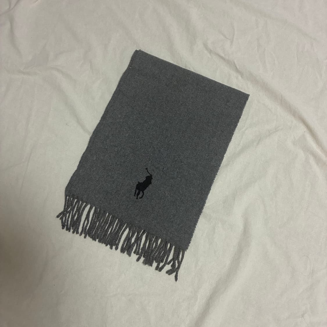 폴로 빅포니 그레이 머플러 상품이미지1