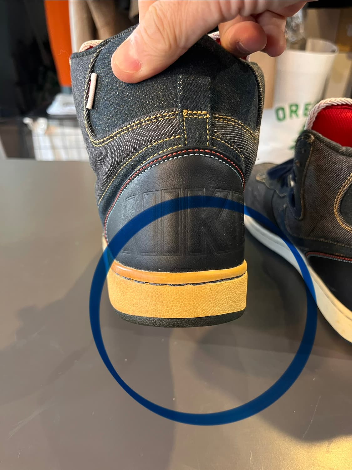 나이키 터미네이터 하이 프리미엄 데님 (285mm) 상품이미지10