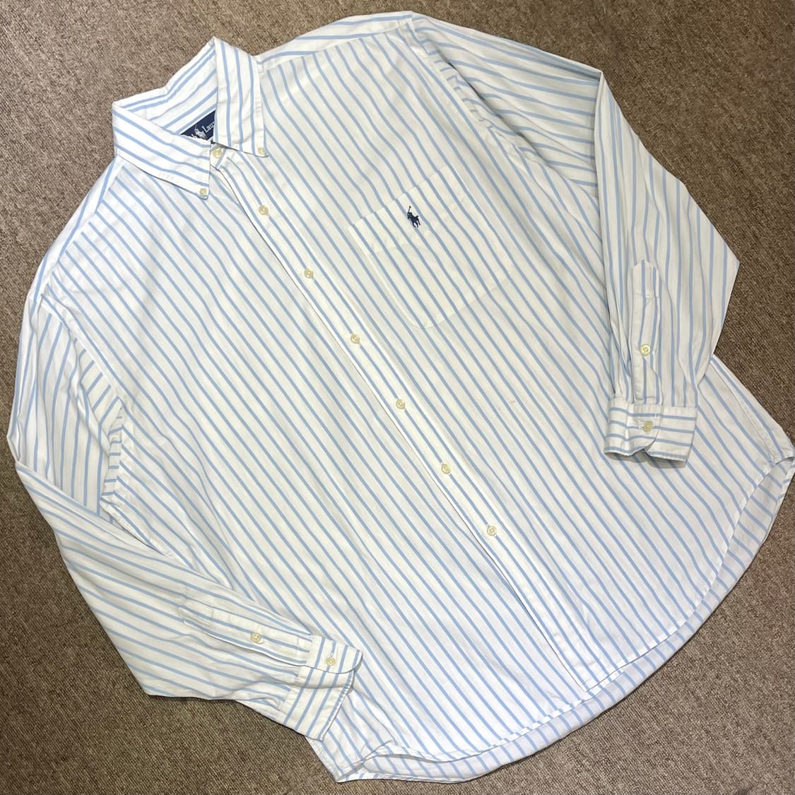 (L) POLO 폴로 랄프로렌 스트라이프 셔츠 블레이크 상품이미지1