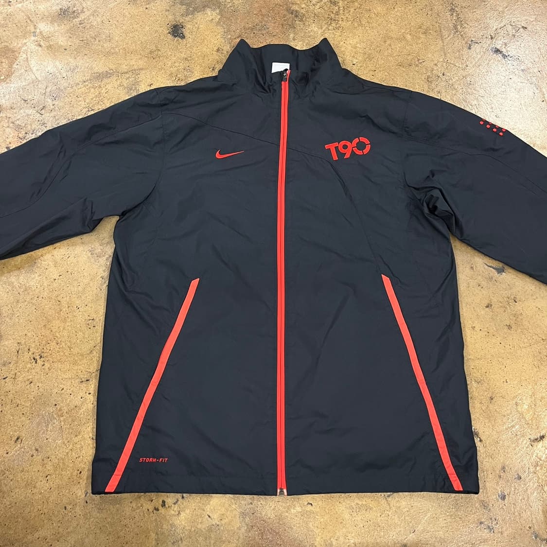 [정품/XL] 나이키 T90 스톰핏 블랙 바람막이 자켓 b15 상품이미지3