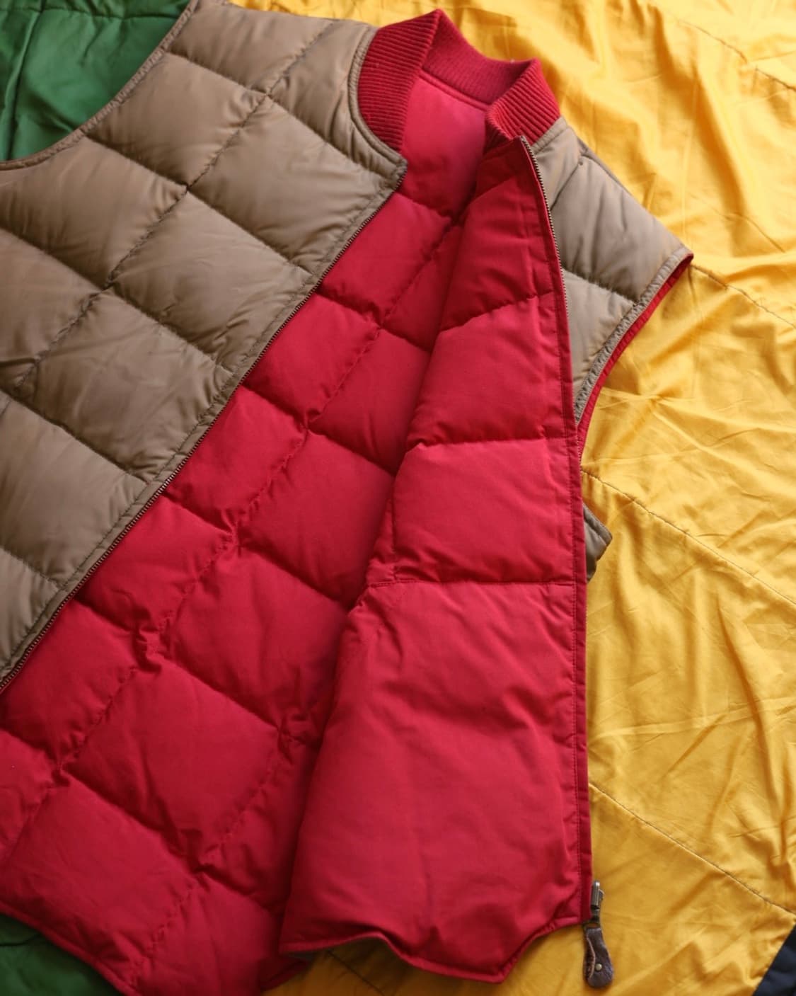 에디바우어 90s 리버시블 케네디언 구스다운 베스트 상품이미지5