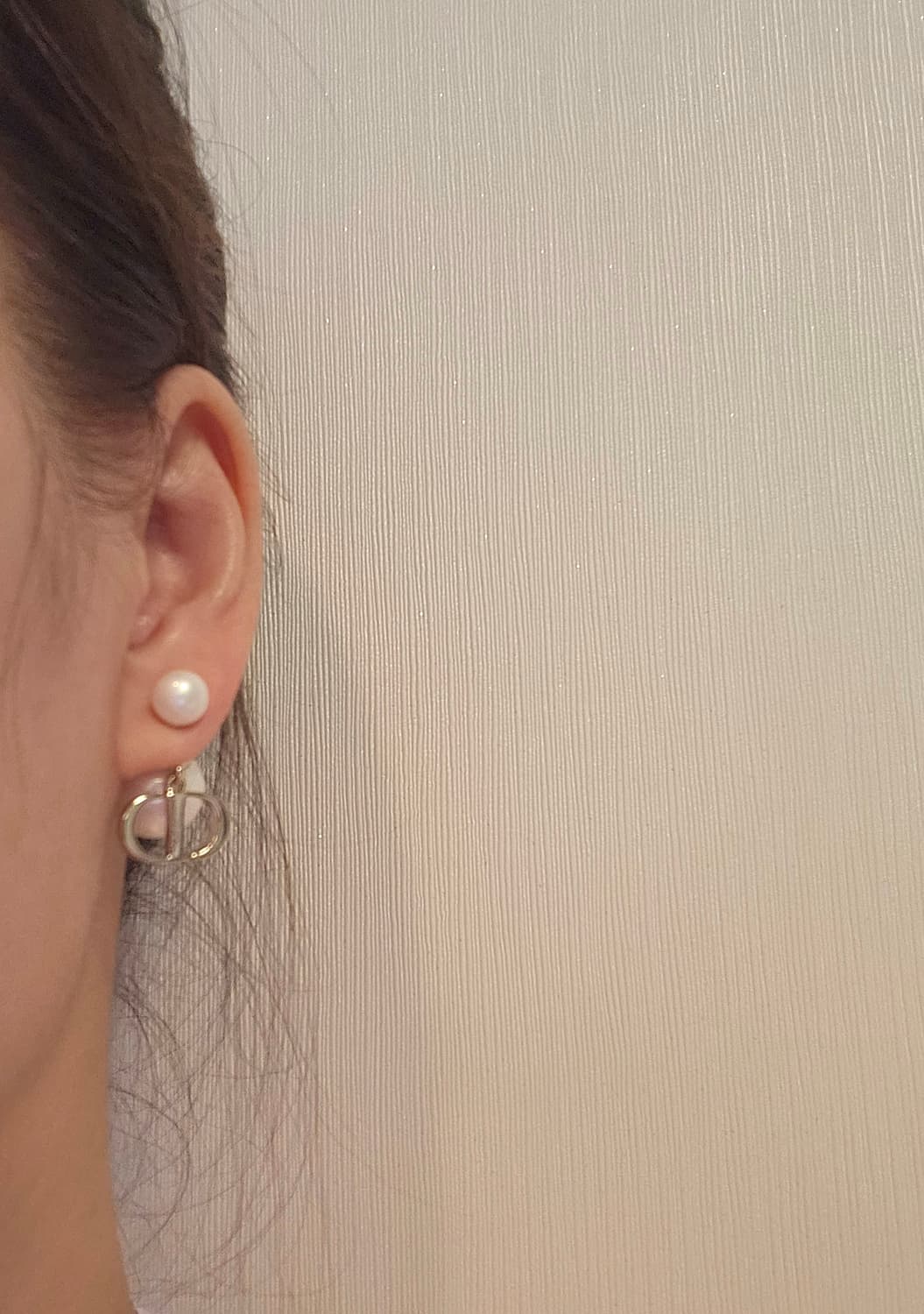 디올 업사이클링 트라이벌 진주 귀걸이 상품이미지5