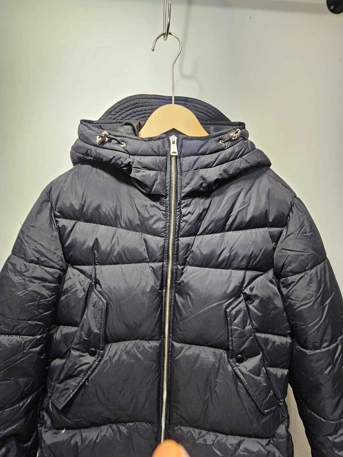 닉스(NIX) 블랙 오리털 롱패딩 90 상품이미지6