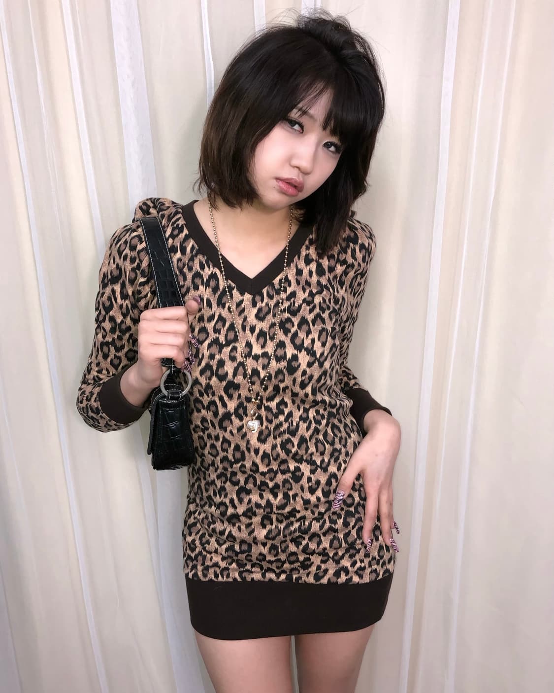 EGOIST 에고이스트 레오파드 원피스 상품이미지7