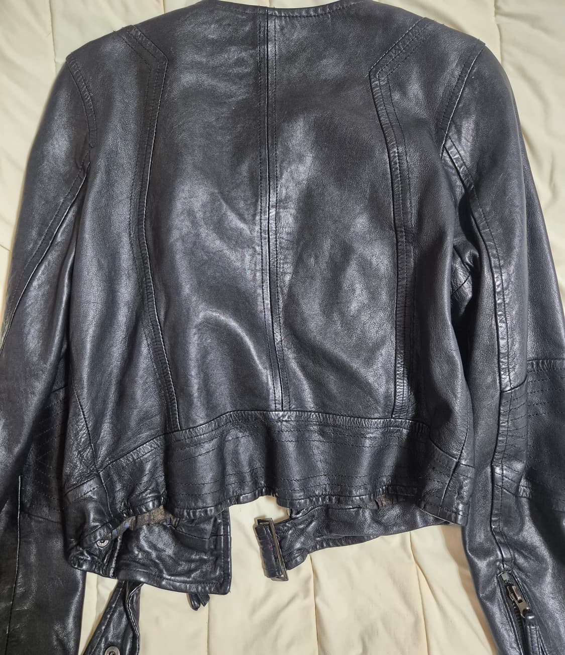 펑크 락시크 빈티지 리얼레더 자켓 상품이미지4