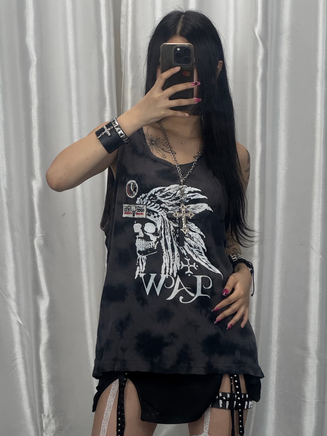 Tie-dye printed sleeveless 상품이미지2