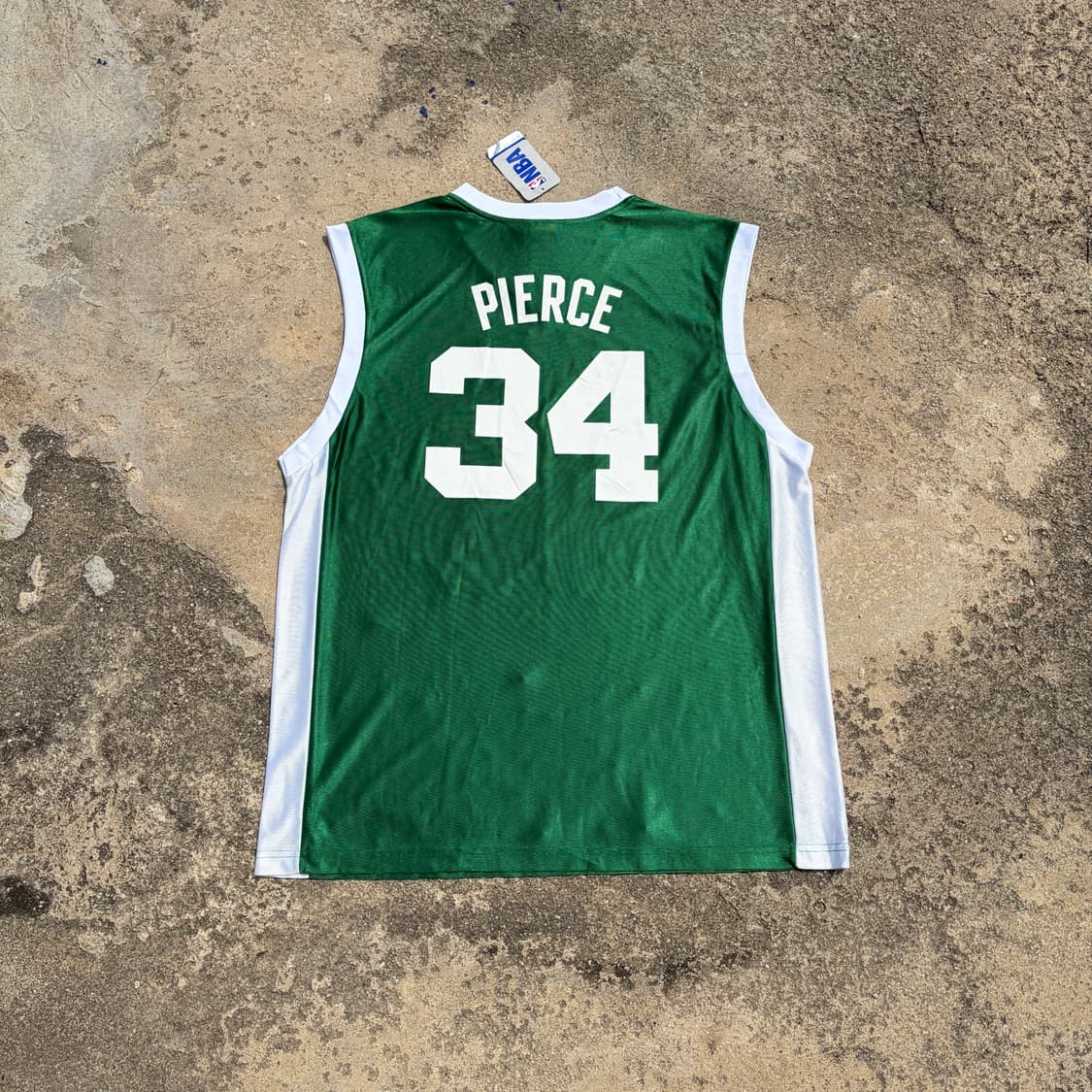 NBA OG 보스턴 셀틱스 폴 피어스 빈티지 농구져지 유니폼 XL 상품이미지7