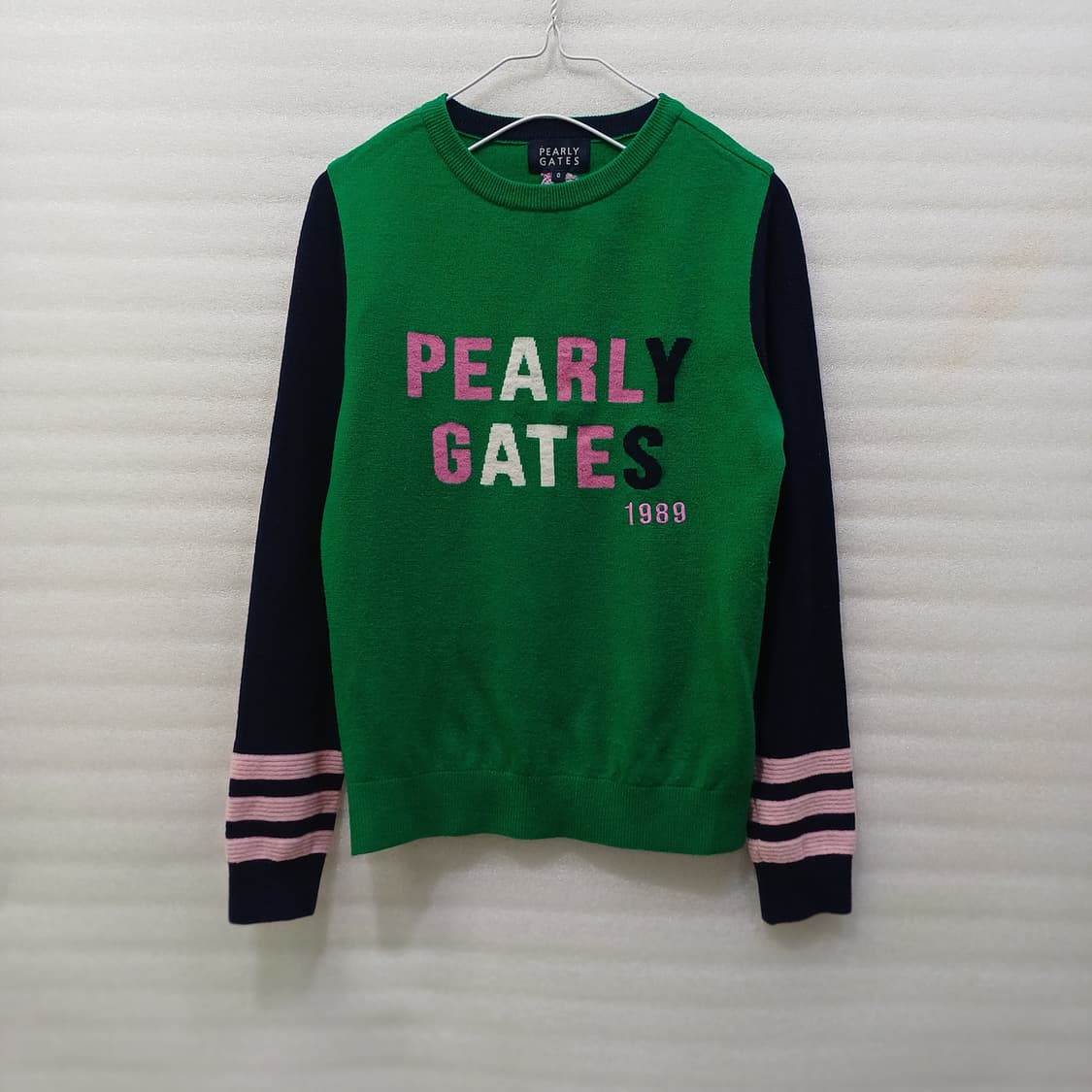 파리게이츠 골프 울 라운드 니트 여성 편한 XS 순모 사랑봉봉 상품이미지1