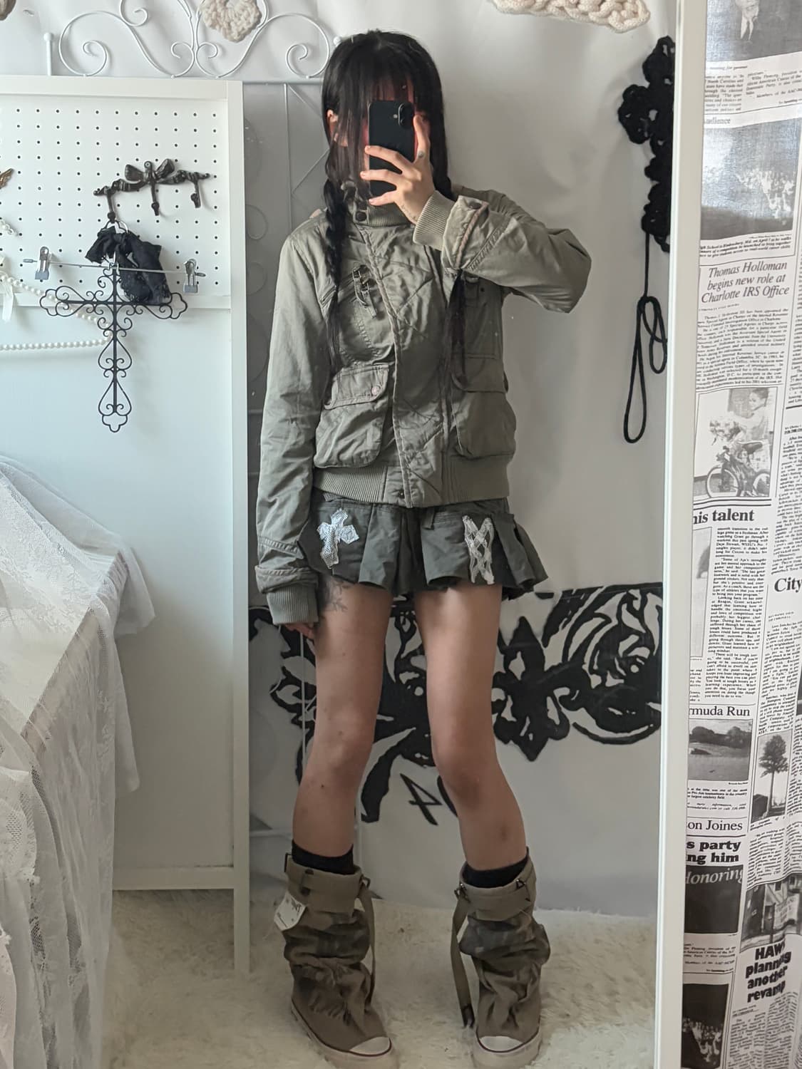 • Bukaru khaki multi-pocket jacket 상품이미지4