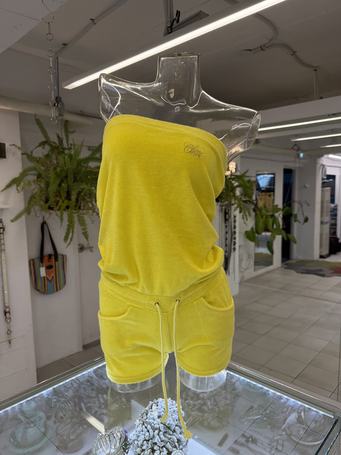 terry tube top roomper 상품이미지3