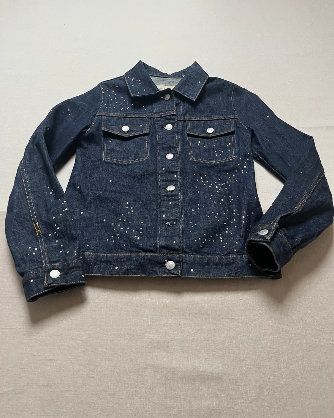 00s 헬무트랭 비즈 커스텀 데님자켓 helmut lang  상품이미지4