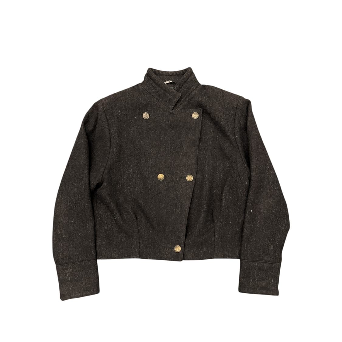 80s 서독제 더블 브레스티드 울 혼방 자켓 상품이미지2