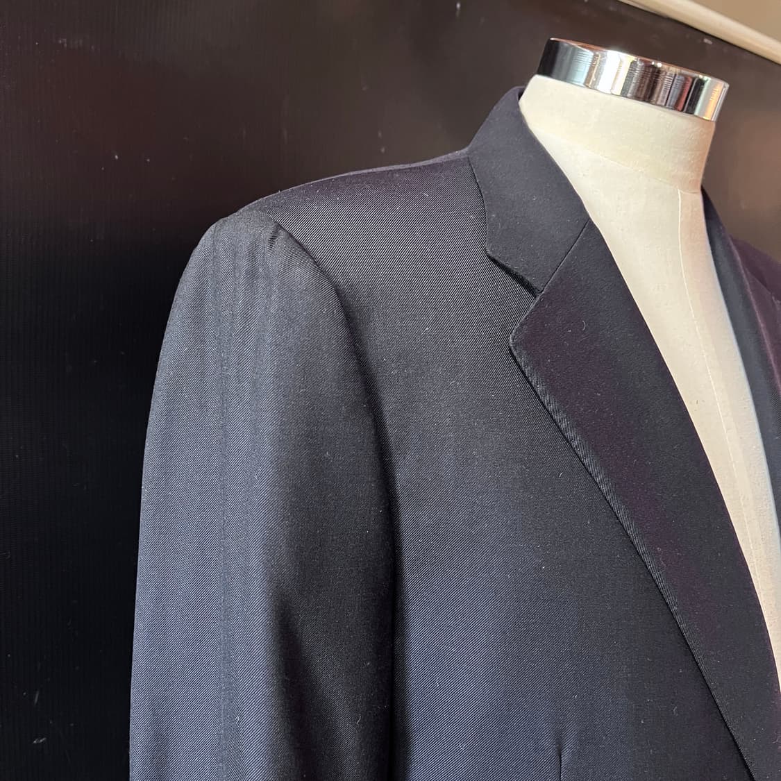 카날리 이태리 네이비 울 자켓   상품이미지4