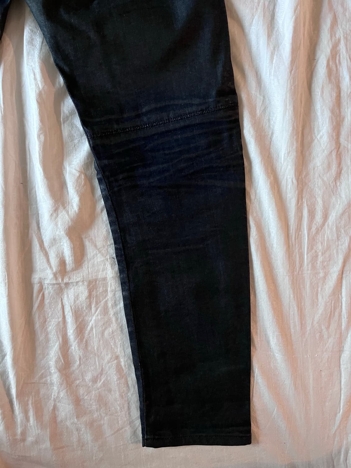 PLAC Waxed Coated Denim Biker Jeans 상품이미지6