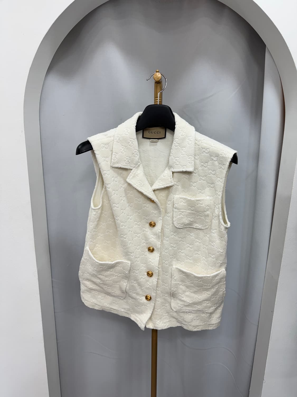 구찌 GG 테리 조끼 S 상품이미지1