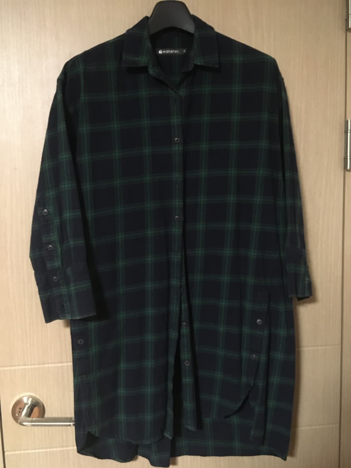 hang ten checkered long cardigan 상품이미지5