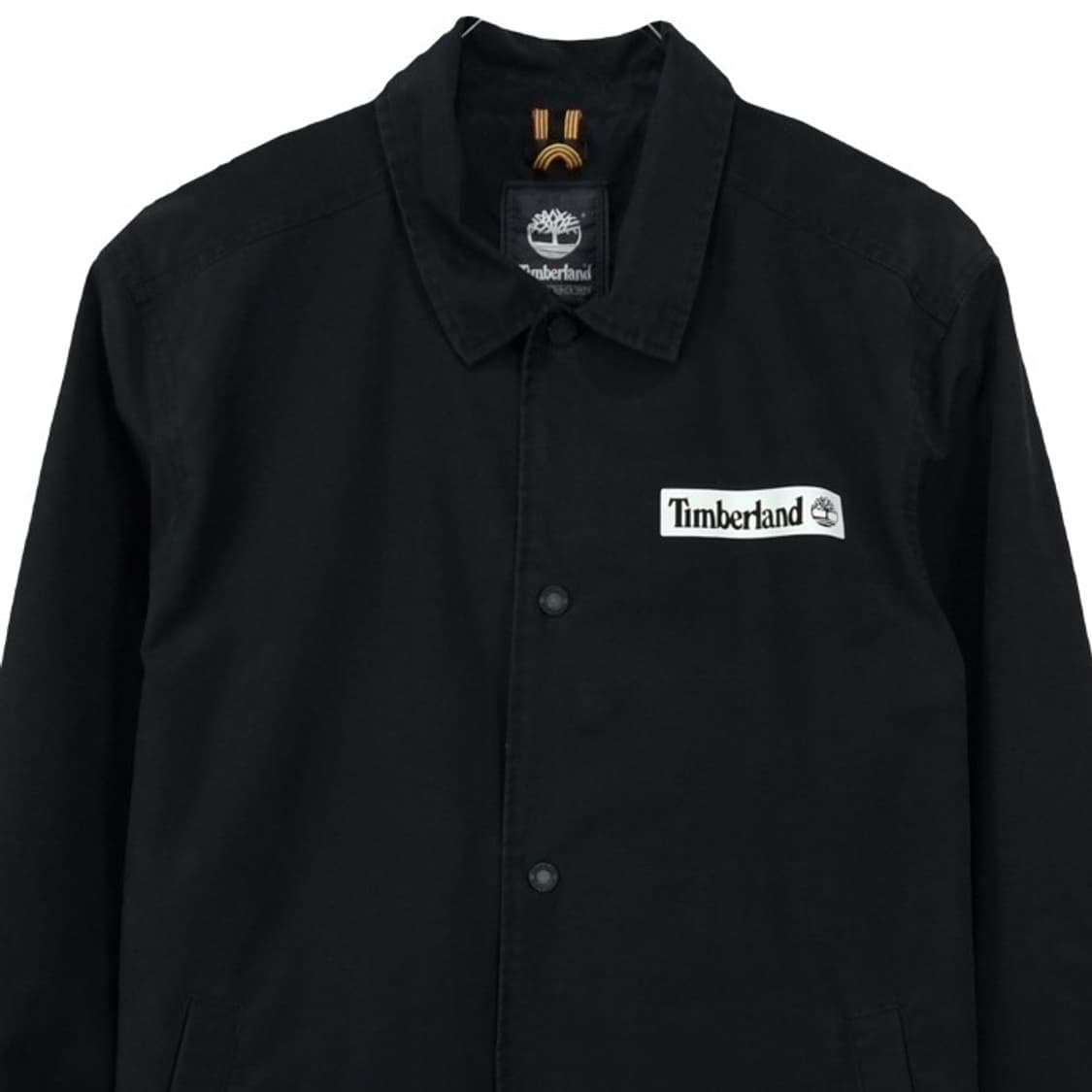 [팀버랜드] 뒷판 빅로고 프린팅 코치 자켓 블랙 M19057 상품이미지4