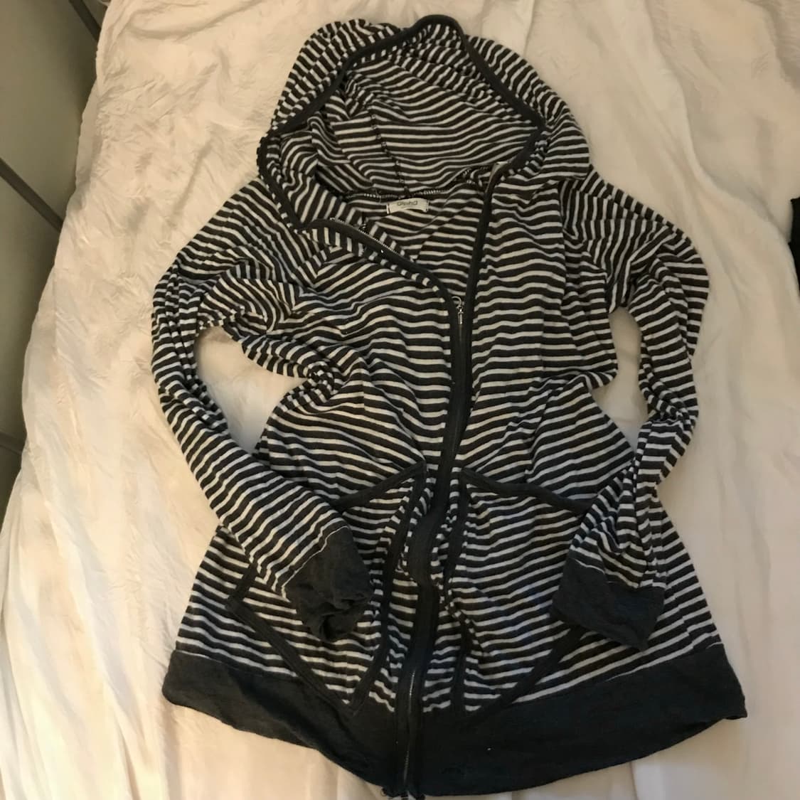 Vintage 고스펑크 스트라이프 후드집업 상품이미지2