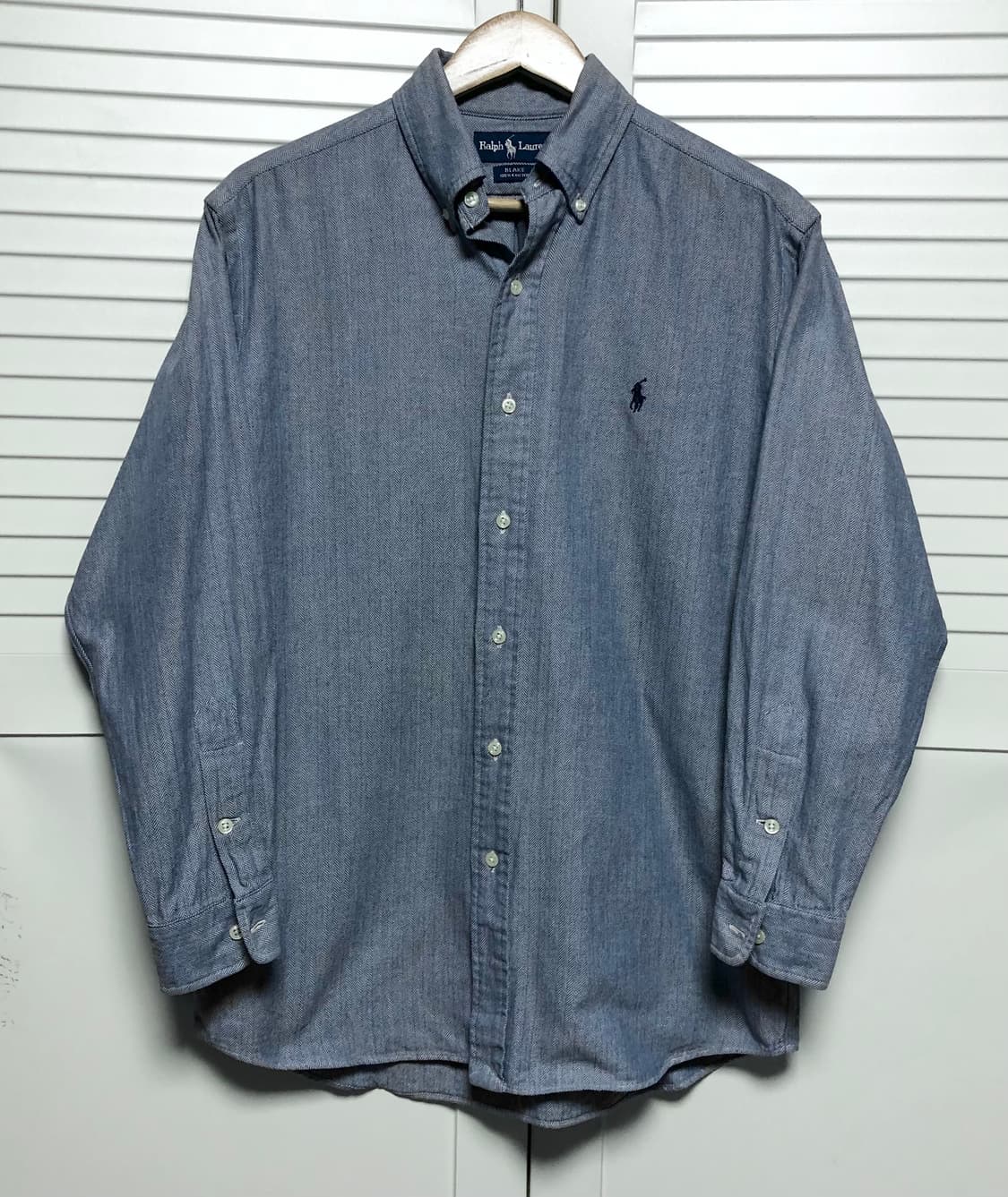 폴로 랄프로렌 헤링본 셔츠 깔끔 남성용 상품이미지1