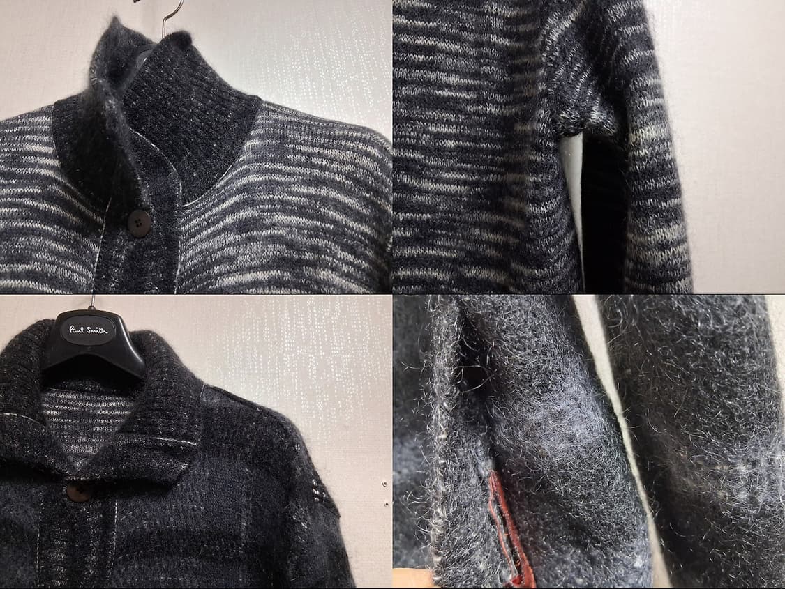 이탈리아 미쏘니 모헤어 리버시블 니트가디건 양면 남성98 100 상품이미지3