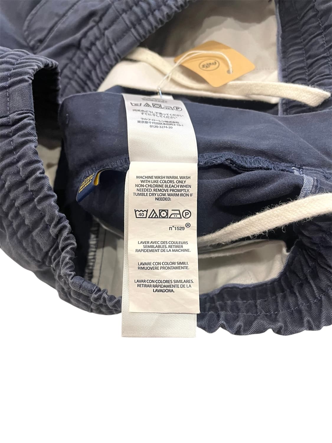 폴로 랄프로렌 네이비 코튼 반바지 상품이미지5