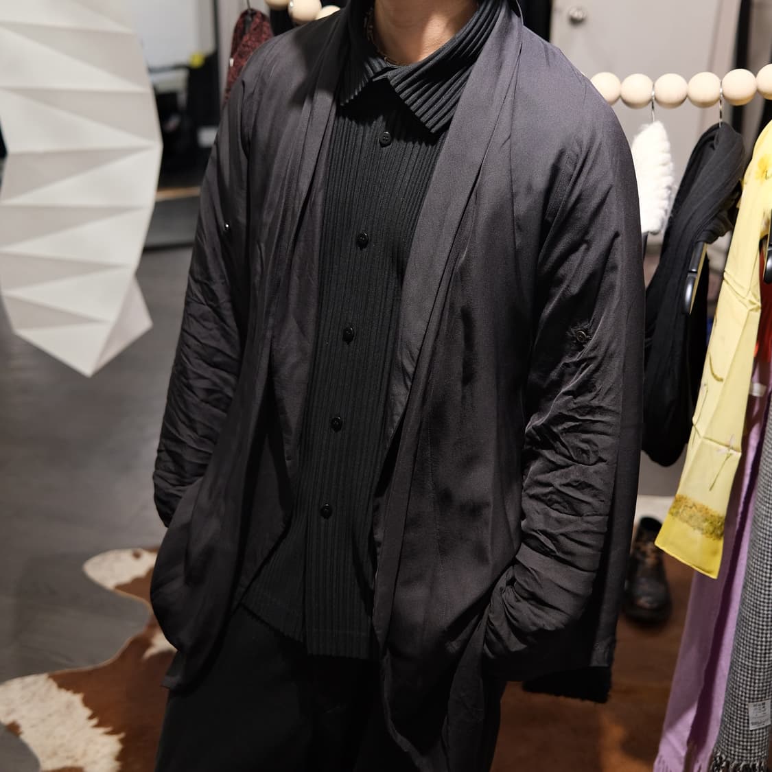 앤드뮐미스터 실크 블라우스 셔츠 상품이미지5